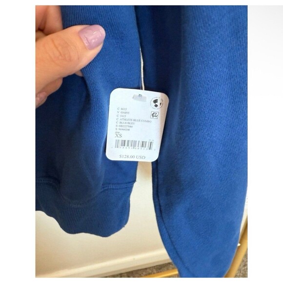 Free People For the Win Logo 1/2 Zip XS - Picture 5 of 6